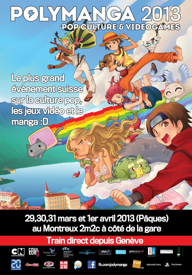 L'affiche du Polymanga 2013