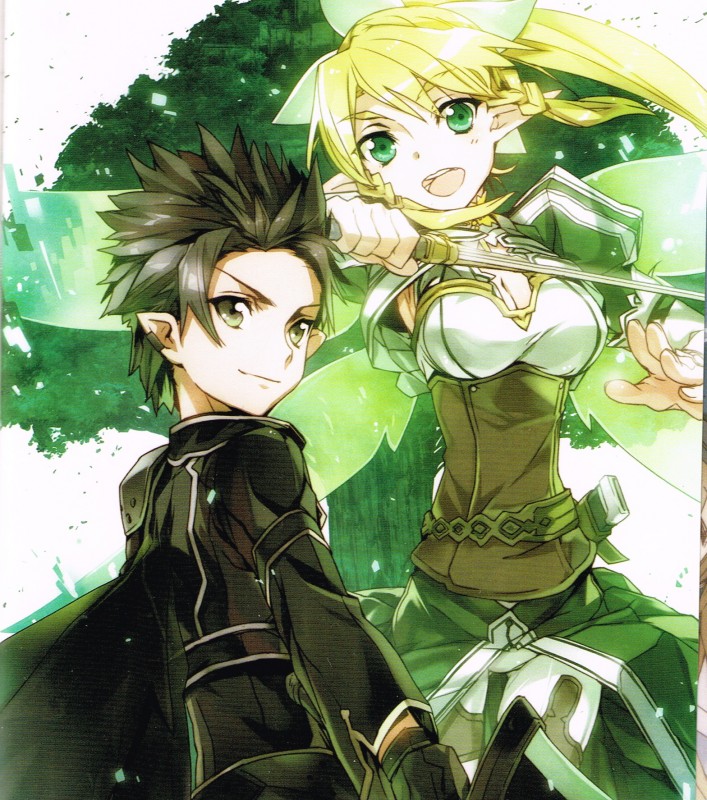 Kirito et Leafa dans Alfheim Online