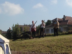 Nos pauvres arquebusiers qui avaient bien du mal à faire fonctionner leurs armes à feu
