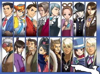 Personnages principaux des différents Ace Attorney