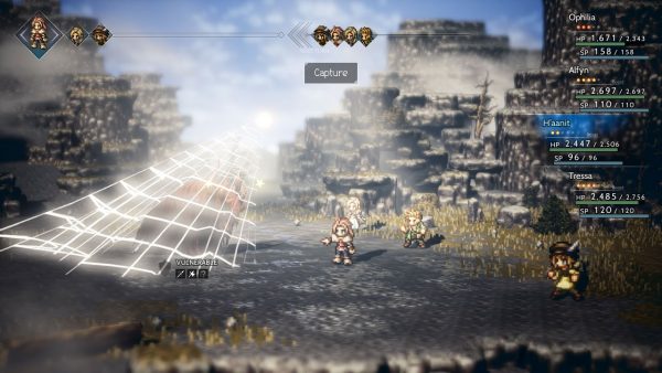 Octopath traveler - Capture de monstre