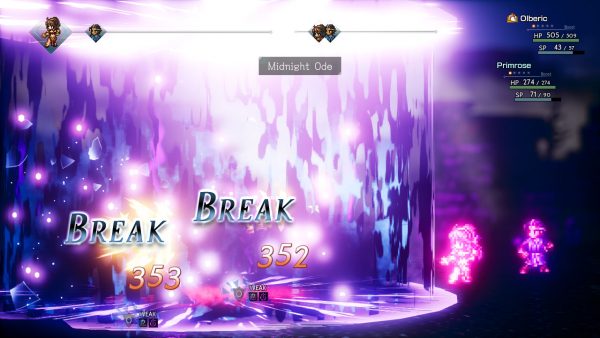 Octopath traveler - Faiblesse