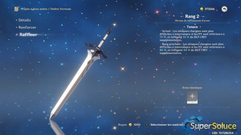 Toujours veiller à être bien armé pour partie en Teyvat - Image de Supersoluce