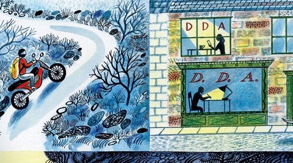 Détail de la couverture du tome 1 des Détectives du Yorkshire