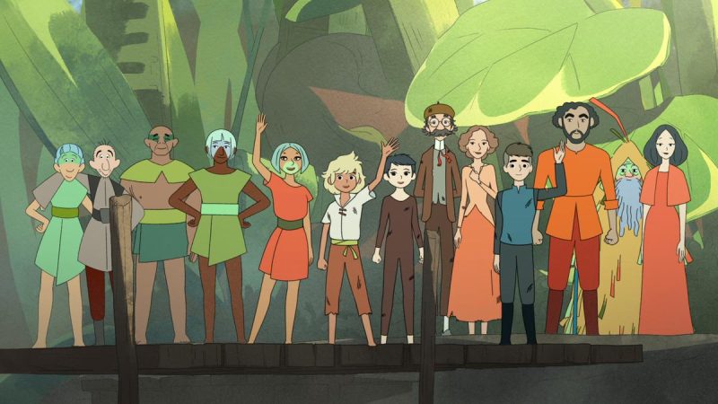 Quelques personnages de la série Tobie Lolness