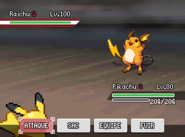 Pokémon Re: Union Niveau