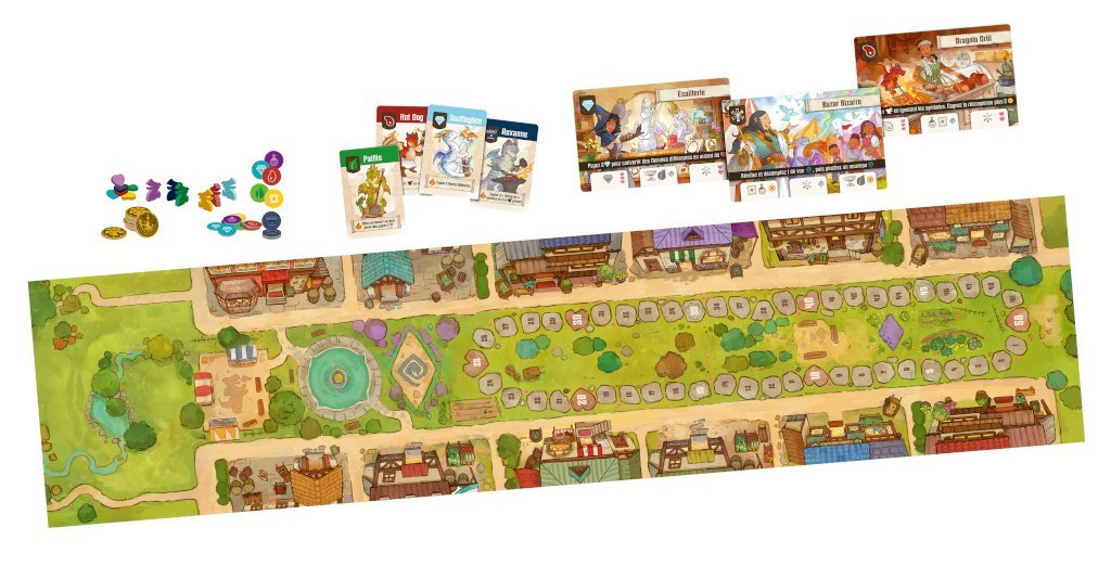 Présentation du tapis de jeu Flamecraft