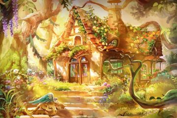 Détail de la couverture de la petite boutique des sortilèges