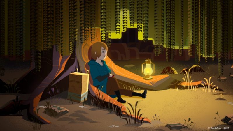 Tomek sous un arbre - Rivière à l'envers