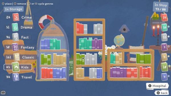 Aperçu des étagères - Tiny Bookshop