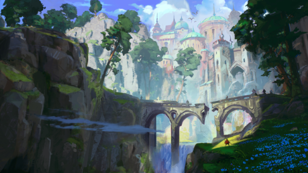 Concept art de l'Enclave - Eternal Strands